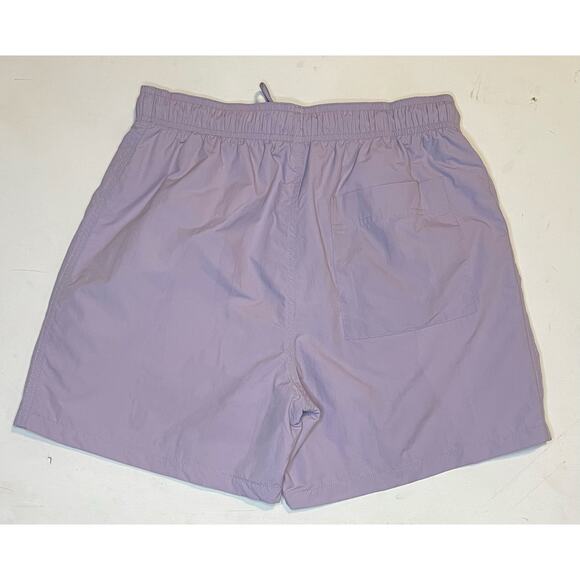 Standard Cloth Men’s Swim Trunks Sz M Lavender Nylon Lined Quick Dry Pool Shorts - Picture 8 of 11